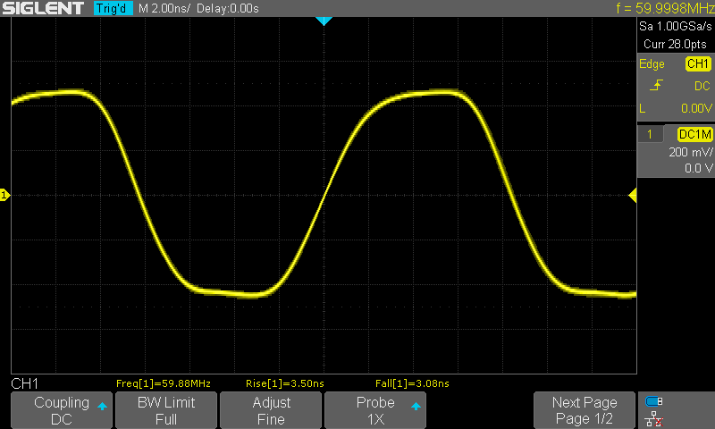 Siglent SDG1062X 60MHz SQR (SDG1032Xmod)